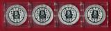 China 4 x 10 Yuan Silbermünzen Olympische Spiele 2008 Peking - Vier Motive (4 x 1 oz, m. Farbapplikation) proof in capsules, certificates