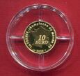 10 Euro Gold 2005 Fußball-Weltmeister Frankreich 1998 Proof in Kapsel, Zertifikat, Box & Umkarton; OVP