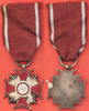 Orden mit Band ab 1960 Polen, Poland Peoples Republic Silbernes Kreuz („Srebrny Krzyż Zasługi“) der Republik Polen leicht gebraucht, siehe Bild
