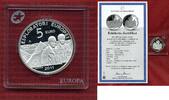 San Marino 5 Euro Silber San Marino 5 Euro 2011 Antonio und Roberto Pazzaglia Polarforscher -
