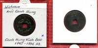 Vietnam Vietnam Le Dynastie Canh Hung 1740 - 1786 AD -