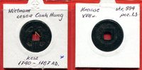 Vietnam Vietnam Le Dynastie Canh Hung 1740 - 1787 AD -