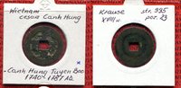 Vietnam Vietnam Le Dynastie Canh Hung 1740 - 1787 AD -