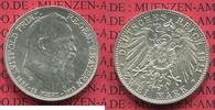 Bayern, Bavaria Germany 2 Mark Silbermünze Bayern 2 Mark 1911 Prinzregent Luitpold, 90. Geburtstag -