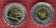 Polen 10 Zloty Silbermünze teilvergoldet Fußball Weltmeisterschaft WM 2006 -