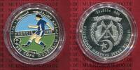 Westsahara Saharaui Republic 500 Pesetas Soccer World Cup 1998 France Multicolor Farbmünze Spieler Player -
