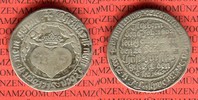 Sachsen-Neu Weimar 1/4 Taler Auf den Tod von Eleonora Dorothea von Anhalt, Gemahlin Wilhelms -