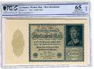 Deutsches Reich, Weimarer Republik 10000 Mark Reichsbanknote Inflationsgeld, Fantasiemotiv -
