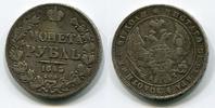 Russland Russia 1 Rubel Nikolaus I -
