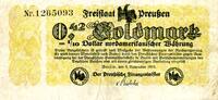 Notgeldschein Null Zweiundvierzig Goldmark Ein Zehntel Dollar Freistaat Preussen Berlin -