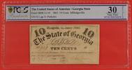 The United States of America 10 Cents Georgia State -