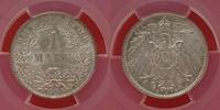 Germany-Empire 1 Mark 1914-E Deutsches Kaiserreich Kursmünze PCGS MS64