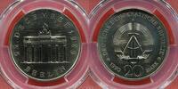 Germany-Democratic Rep 20 Mark DDR/GDR Gedenkmuenze Oeffnung des Brandenburger Tores, Berlin -