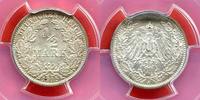 Germany-Empire 1/2 Mark Deutsches Reich Kursmuenze -