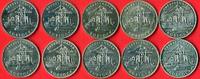 DDR 10 x 5 Mark Lot Gedenkmünzenlot für den Überseehafen Rostock -