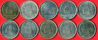 DDR 10 x 5 Mark Lot Gedenkmünzenlot zum 150. Todestag von Johann Wolfgang von Goethe -