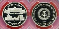Germany-Democratic Republic 5 Mark Gedenkmuenze DDR Neues Palais Potsdam -