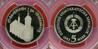 Germany-Democratic Republic 5 Mark Gedenkmuenze 1983 A DDR GDR, Schlosskirche zu Wittenberg, Deutsche Demokratische Republik PCGS PR68DCAM