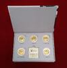 Beleuchtete Box 5 x 5 Euro 2018 Bundesrepublik Deutschland Subtropische Zone - fünf Prägestätten - komplett A,D,F,G,J Prfr. mit Box