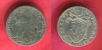 Vatikan Rom Kirchenstaat Testone - 30 Baiocchi 1796 Pius VI. - PIUS SEXTUS - PONT· M · A · XXII, Rv. St. Peter und Paul f-vf