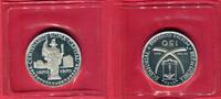Republica de Guinea Ecuatorial 150 Pesetas Guineanas Silbermünze Stehende Roma Capital 1870-1970 -