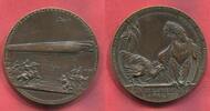 Deutschland Karl Goetz Medaille Kaiserreich Bronze Medaille Notlandung Zeppelin XVI in Luneville 3. April 1913 AU min edgenick Brown