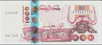 Algerien 1000 Dinars 1998 Büffel Uncirculated