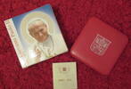 Vatikanstadt Franziskus 10 Euro Gedenkmünze 2015 10. Todestag von Papst John Paul II. Proof with capsule,certificate