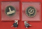 DDR 5 Mark Gedenkmünze 1987 750 Jahre Berlin, Rotes Rathaus Proof