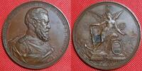 Bronzemedaille 1888 Preußen Kaiserreich Kronprinz Friedrich (III.) Kuraufenthalt in San Remo 1888 Vz, kl. Kr. Korrosionsspur