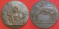 Frankreich Deutsch Französischer Krieg Bronzemedaille 1870 1871 Luftfahrtgeschichte Belagerung von Paris Kommunikation per Brieftaube Ballon vz m...