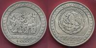 Mexico 10000 Pesos Piedra De Tizoc Pre-Columbian Aztec - Stone of Tizoc -