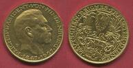 Weimarer Republik Bayern Goldmedaille Goetz Medaille, 1927 D 80. Geburtstag von Reichspräsident Hindenburg Gold -