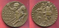Deutschland Karl Goetz Preußen Guß Bronzemedaille Cast Bronze Medal Kaiser Wilhelm 1914 1919 Ich führe Euch herrlichen Zeiten Entgegen Kriegsopfer -