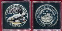 Liberia 5 Dollar Silbermünze mit Farbauflage HISTORY OF RAILROADS - VR Class HR 1 -