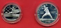 USA 1,50 Dollar United States Mint Two-Coin Proof Set - Olympia 1992