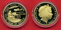 Australien 5 Dollars Aluminium-Bronze Gedenkmünze 70 Jahre Royal Flying Doctor Service -