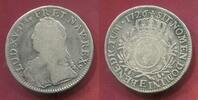 Frankreich France Ecu Olivenzweige Ludwig Louis XV. 1715 - 1774 Tours -