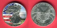 USA 1 Dollar Silbermünze - Silver Eagle - 1 oz White House Washington -