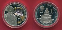 Niue Island 1 Dollar Silbermünze, teilcoloriert Great Commanders - Napoleon Bonaparte -