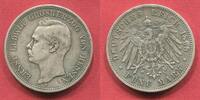 Deutschland Germany Kaiserreich Hessen Darmstadt 5 Mark Ernst Ludwig Großherzog 1892 - 1918 -