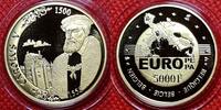 Belgien Belgium 5000 Francs Gold Karl V. Charles 1500 - 1558 500th Birthday Geburtstag Reeded Edge Riffelrand -
