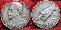 Deutschland Kaiserreich 1. Weltkrieg Silbermedaille Eintritt Bulgariens in den 1. Weltkrieg Generalstabschef Jostow -