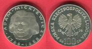 Polen, Poland, Polska 100 Zloty 180. Geburtstag von Adam Mickiewicz 1798-1855 -