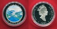 Kanada 20 Dollars Silbermünze Rocky Mountains (mit Farbapplikation) -