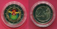 Belgien 2 Euro Gedenkmünze mit Farbauflage 60 Jahre Deklaration der Menschenrechte -