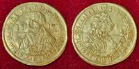 Thüringen Sachsen Coburg Saalfeld Herzogtum Dukat Ducat 200-Jahrfeier der Reformation Luther Johann Ernst VIII., 1680-1729 -