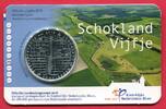 Niederlande 5 Euro Schokland-Insel (versilbert) -