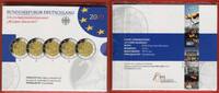 BRD 5 x 2 Euro Gedenkmünzen 30 Jahre Mauerfall -