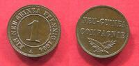 1 Pfennig 1894 - A German New Guinea Deutsch Neuguinea Ein Neu-Guinea Compagnie Pfennig 467,215 were melted Eingeschmolzen prägefrisch patina